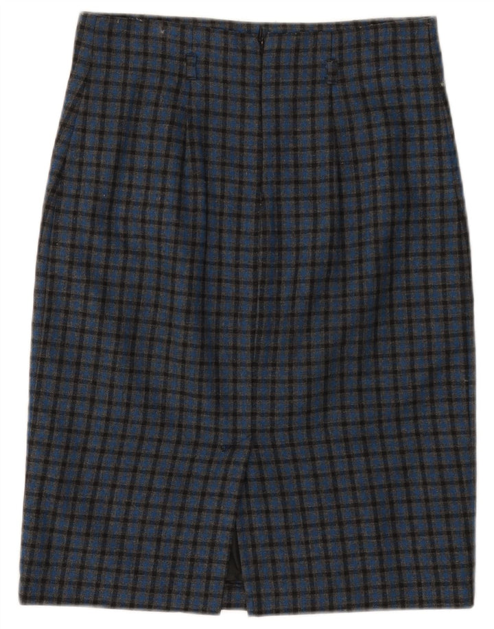 Fusta creion pentru femei BENETTON W28 Medium Blue Check