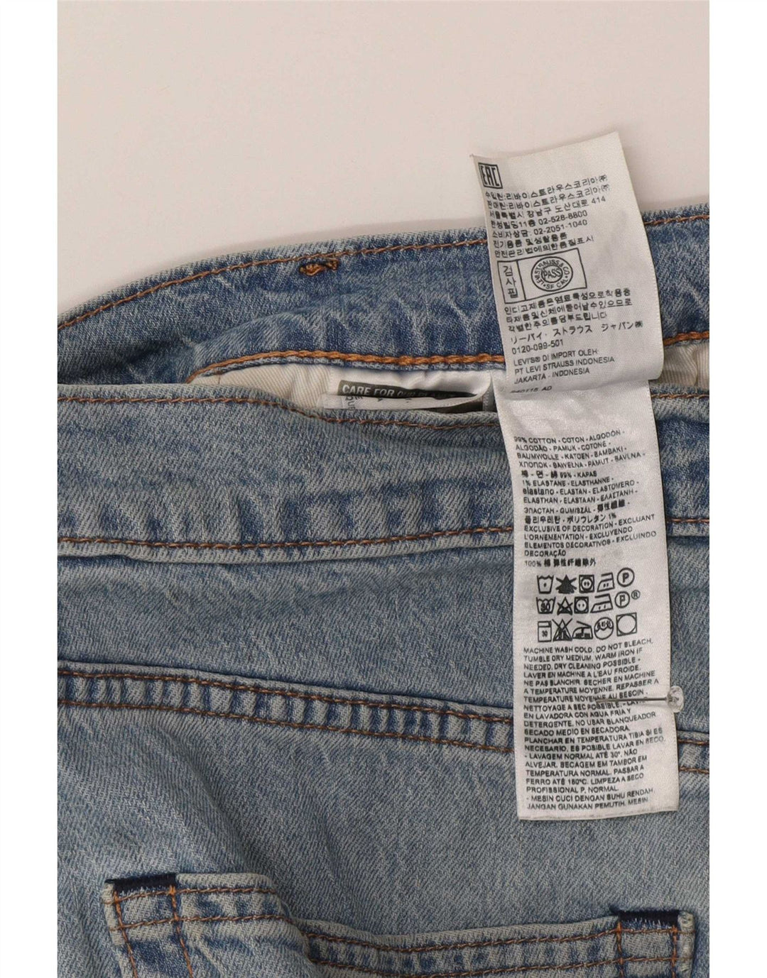 Blugi pentru bărbați Levi's 512 Slim W31 L32 Bumbac albastru