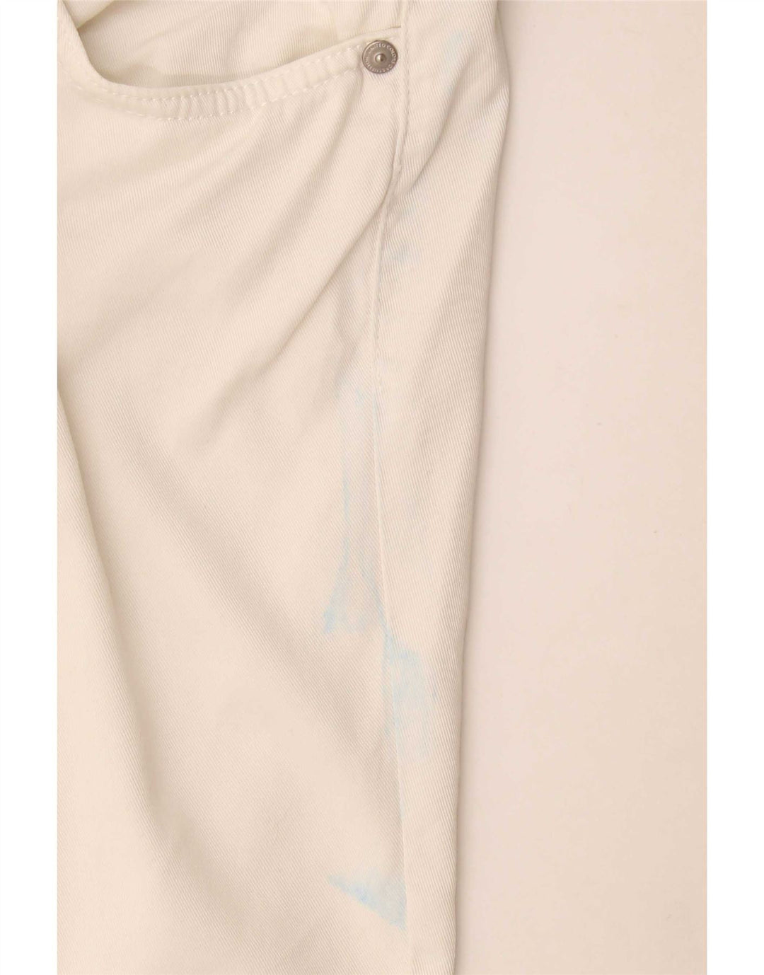 Pantaloni scurți casual Benetton pentru femei IT 44 Medium W34 Bumbac alb