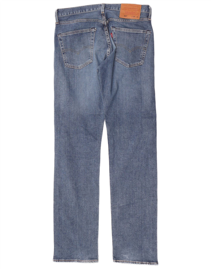 Blugi Levi's pentru bărbați 501 Straight W29 L32 Albastru Bumbac