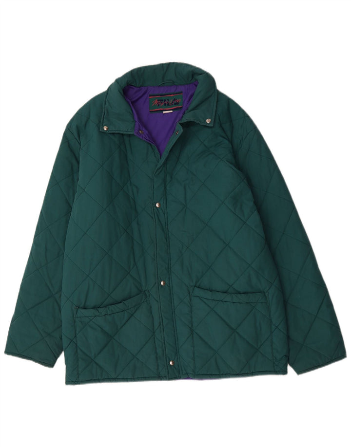 Jachetă matlasată Fila pentru bărbați UK 42 XL Verde