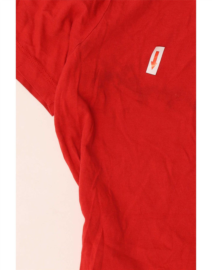 Tricou grafic Jack & Jones pentru bărbați Top din bumbac roșu mediu