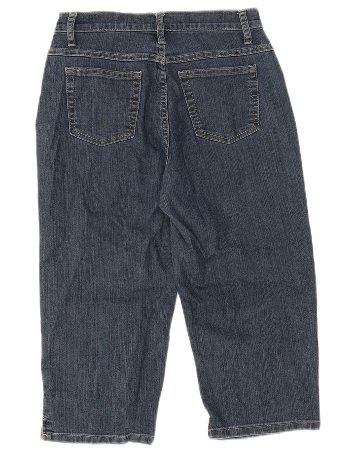 Blugi Capri Riders LEE pentru femei US 8 Medium W30 L18 Bumbac albastru