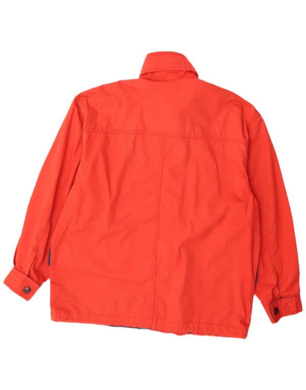 Jachetă vintage pentru bărbați UK 46 3XL poliester roșu