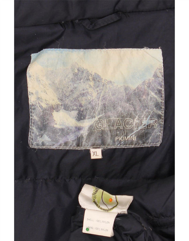 Jachetă de schi pentru bărbați VINTAGE UK 42 XL Nailon bleumarin