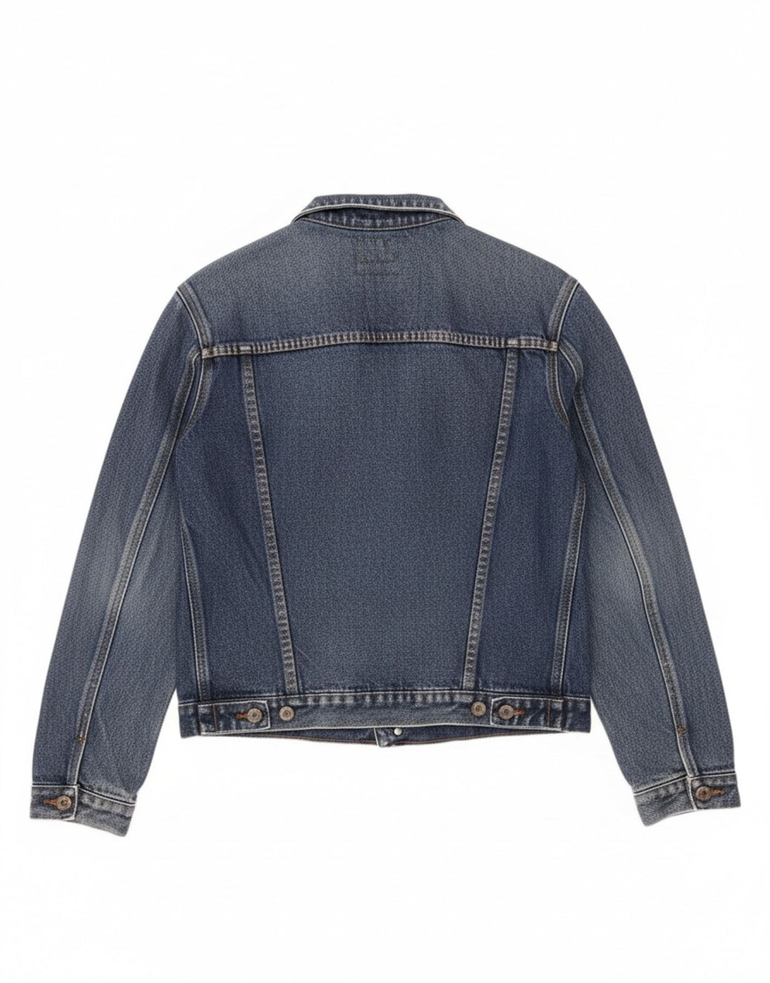 VINTAGE Mens Denim Jacket UK 38 Medium Blue