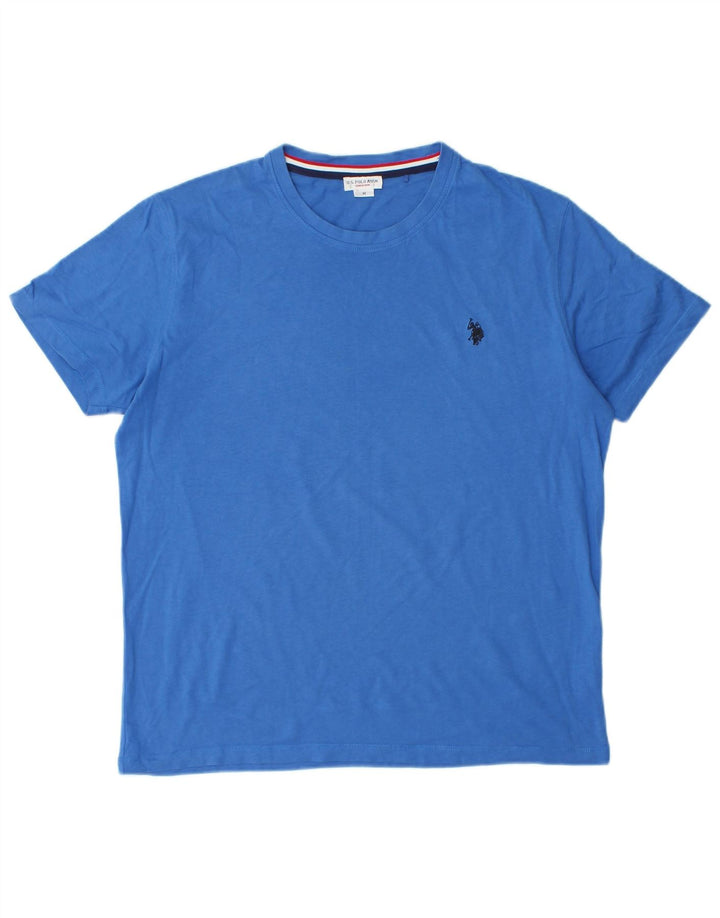 U.S. Polo Assn. Tricou pentru bărbați Top Medium Blue Bumbac