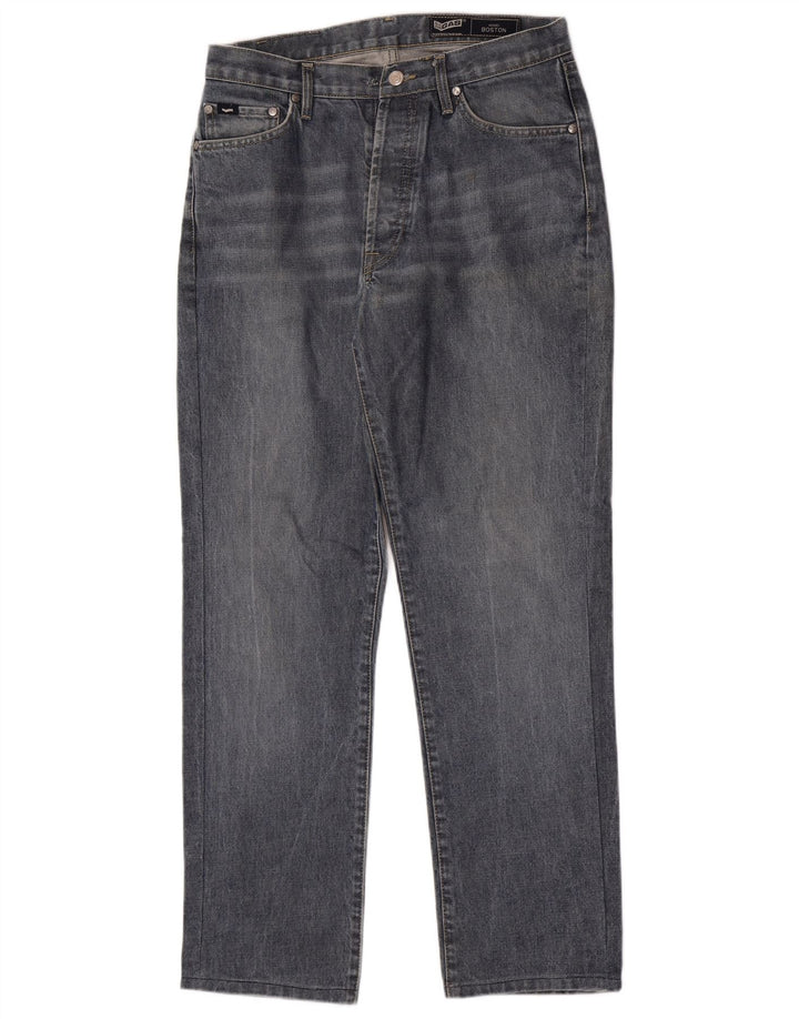 Gas pentru bărbați Boston Straight Jeans W32 L30 Blue Bumbac