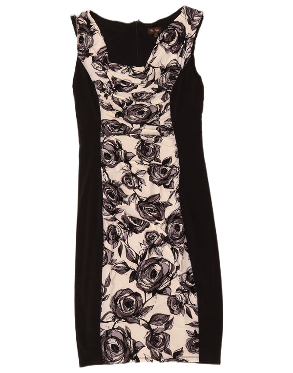 Rochie teacă fără mâneci pentru femei Phase Eight UK 12 Medium Black Floral