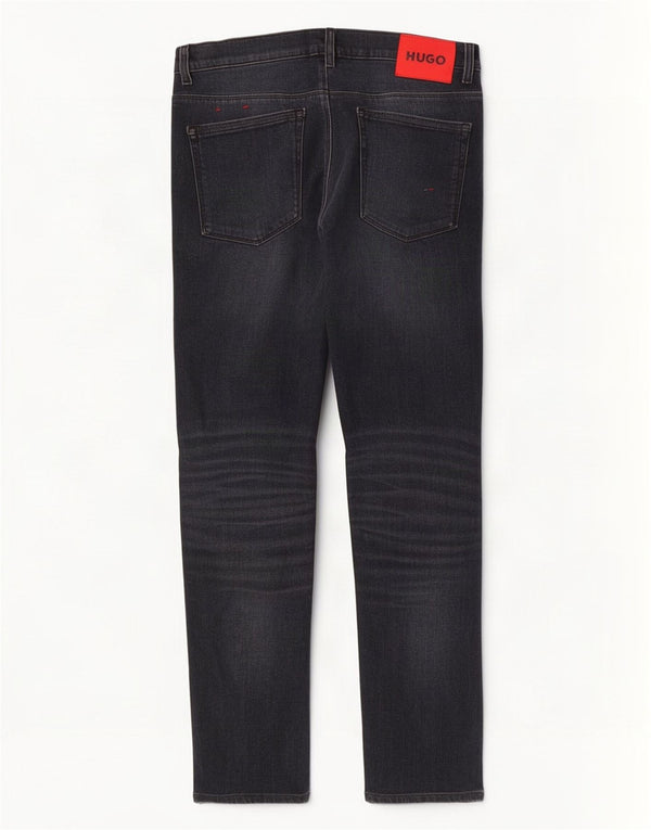 Blugi slim pentru bărbați Hugo Boss W33 L29 bumbac negru