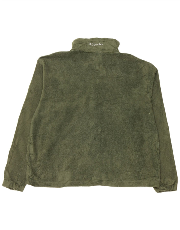 Jachetă fleece Columbia pentru bărbați UK 42 XL Kaki Poliester