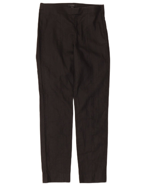 Cos Pantaloni chino obișnuiți drepti pentru femei EU 34 XS W26 L26 bumbac negru