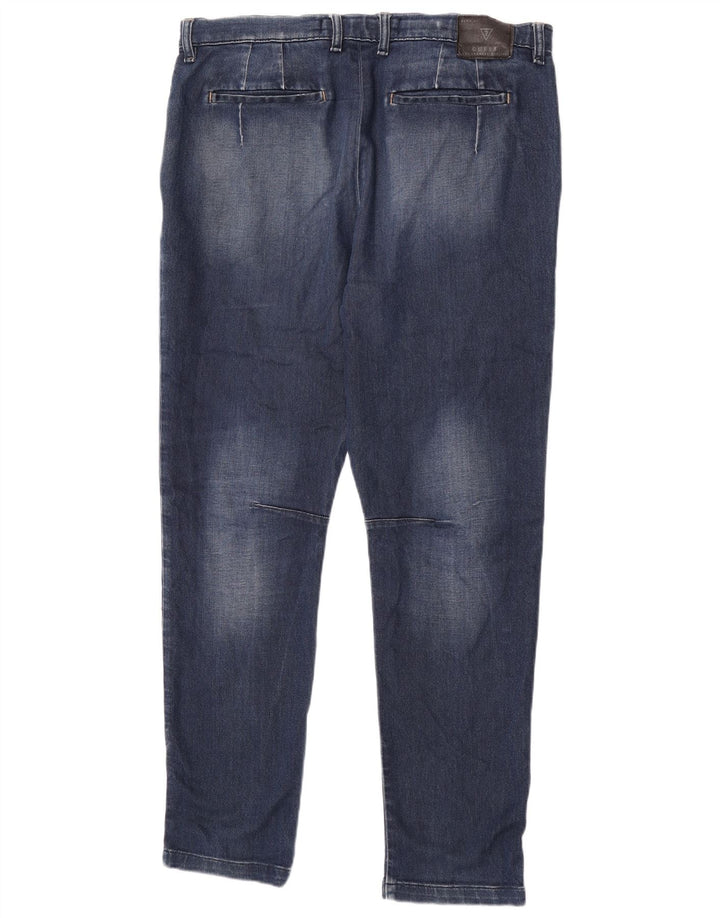 Blugi slim pentru bărbați Guess W33 L32 bleumarin