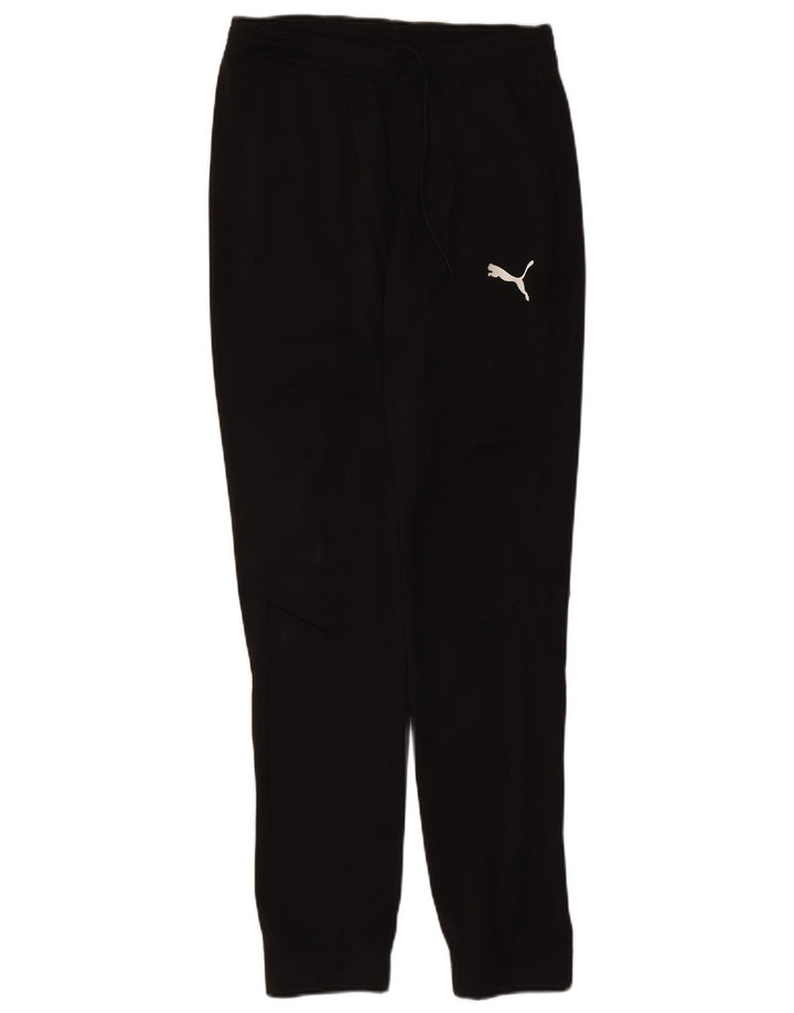 Pantaloni de trening PUMA pentru bărbați, poliester mediu negru