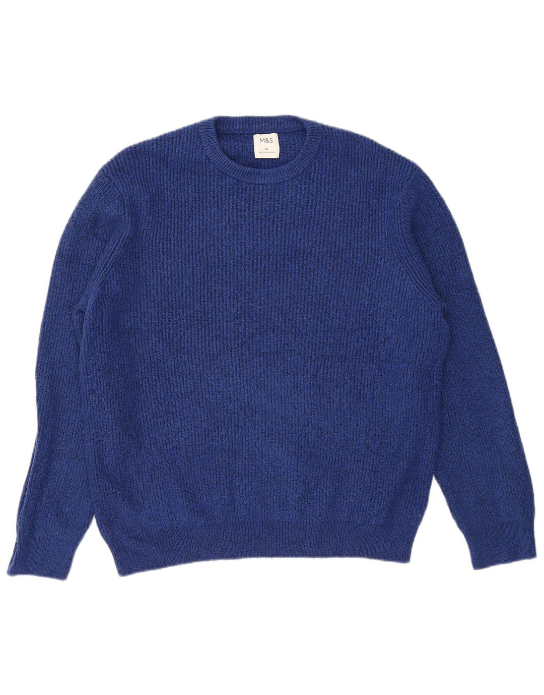 Marks & Spencer Pulover supradimensionat pentru femei cu decolteu triplu UK 18 XL Albastru