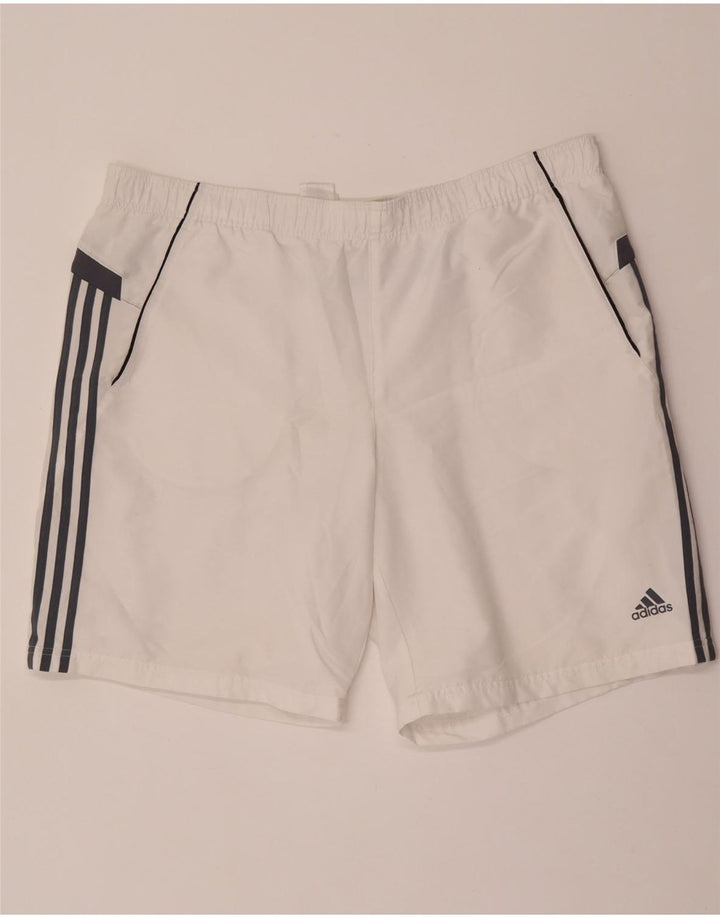 Pantaloni scurți sport pentru bărbați Adidas Climacool 2XL, poliester alb