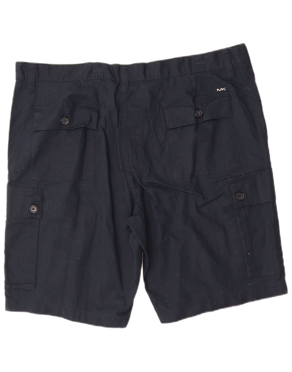 Pantaloni scurti cargo pentru bărbați Michael Kors W40 XL, in albastru bleumarin