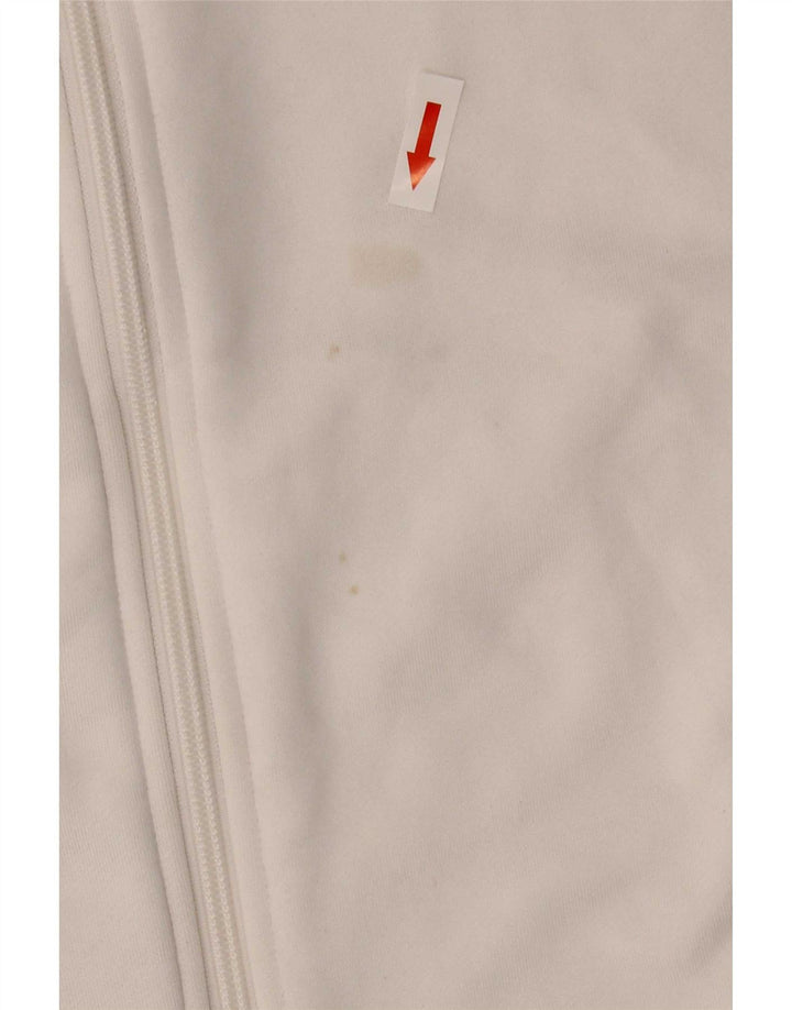 Jachetă de trening pentru femei Adidas UK 16/18 Poliester alb mare