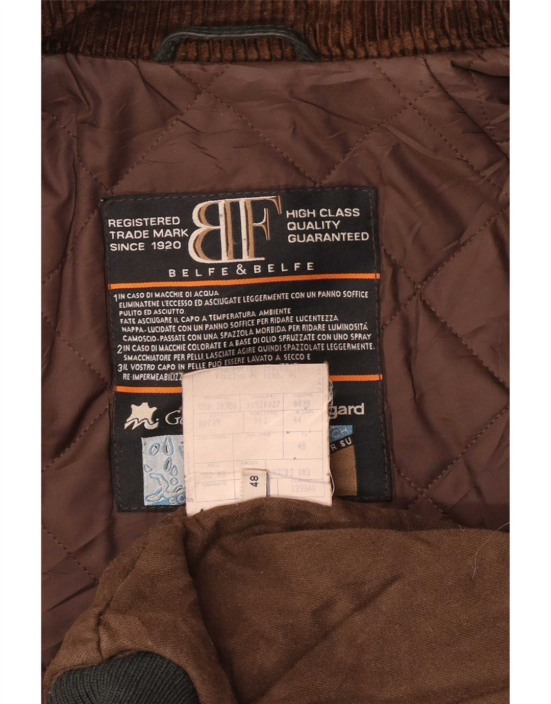 Jachetă bomber din piele cu glugă pentru bărbați Belfe & IT 48 Medium Khaki