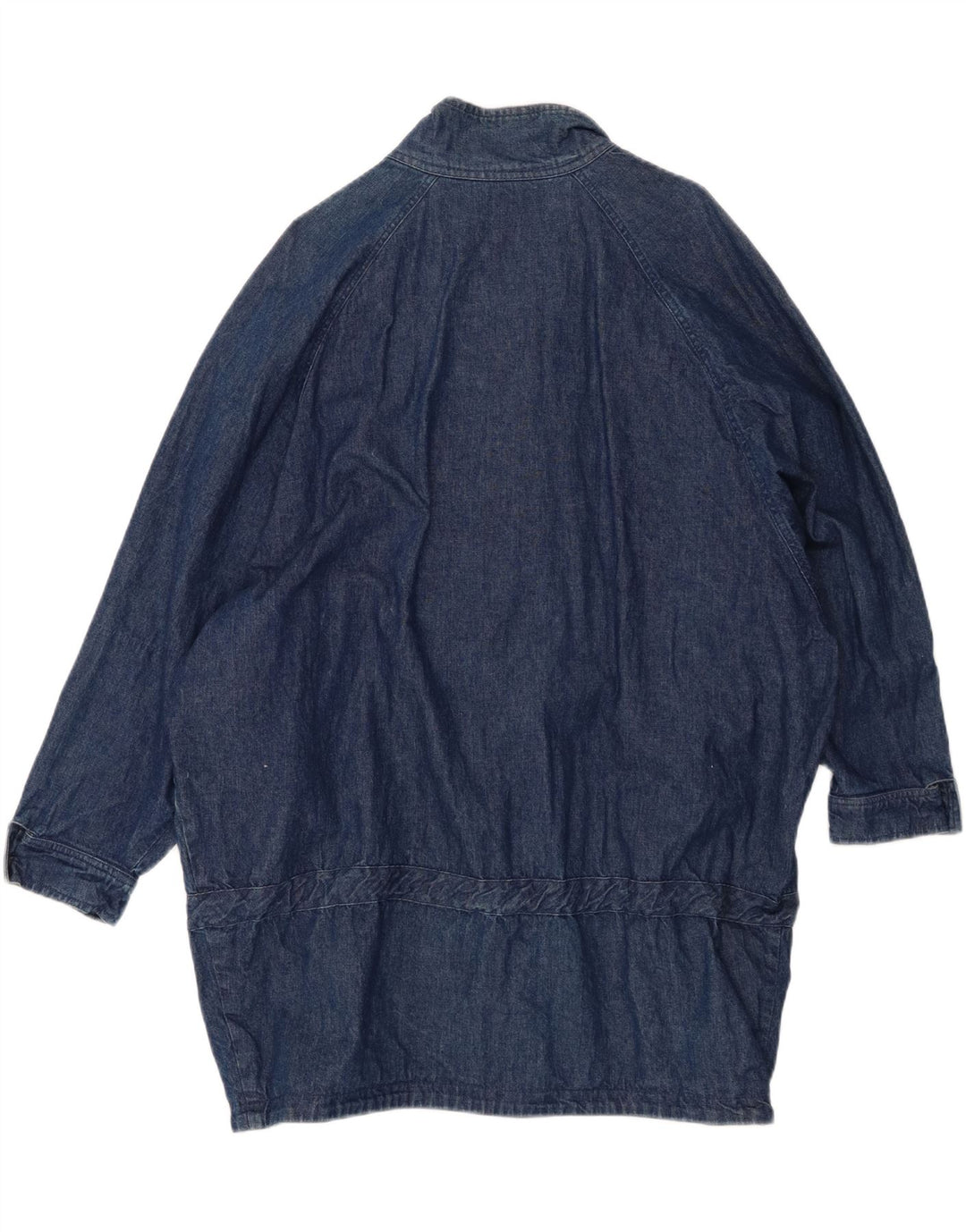 Palton de blugi supradimensionat pentru femei vintage EU 42, bumbac albastru mare