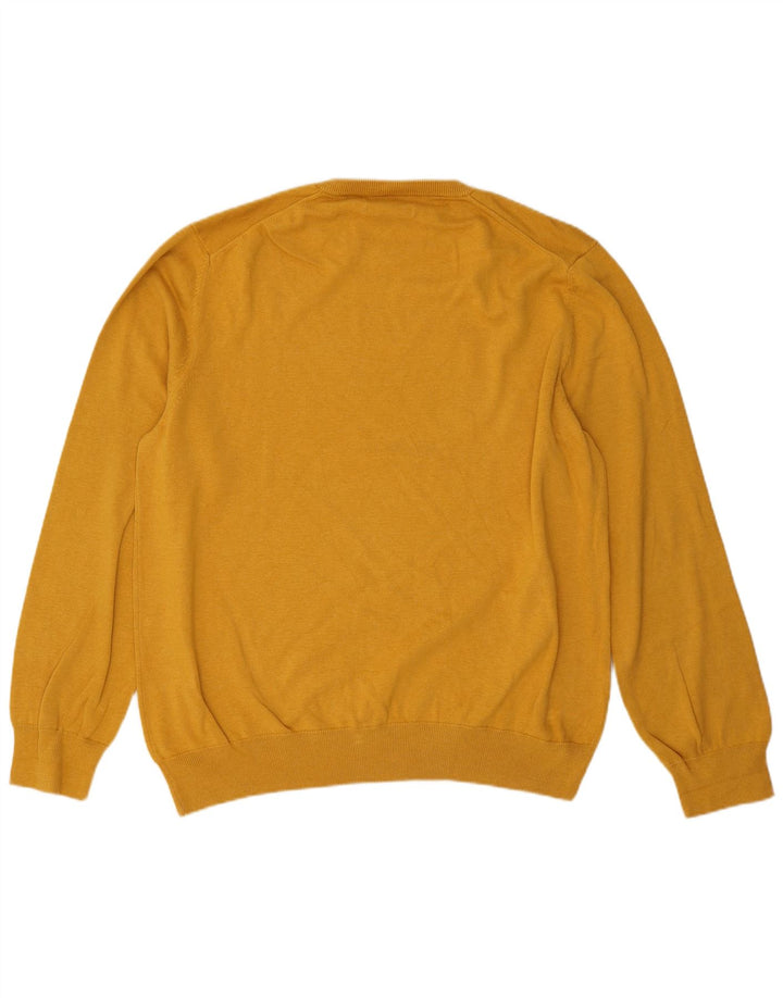 Pulover pentru bărbați Marks & Spencer, cu gât crew, 2XL, galben