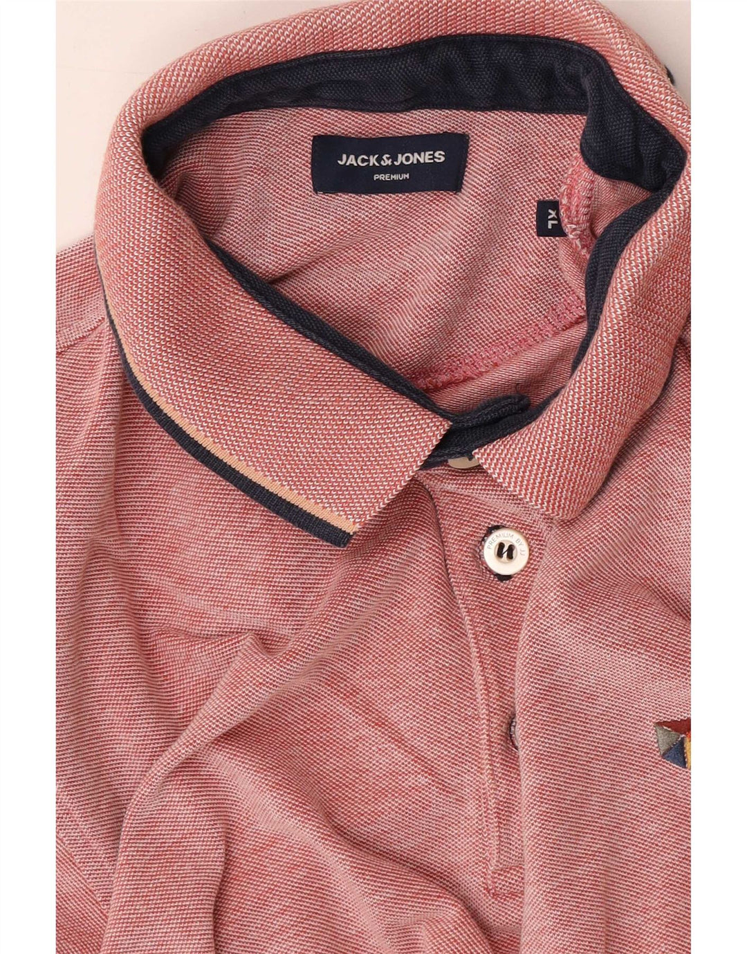 Tricou polo Jack & Jones pentru bărbați XL, roșu