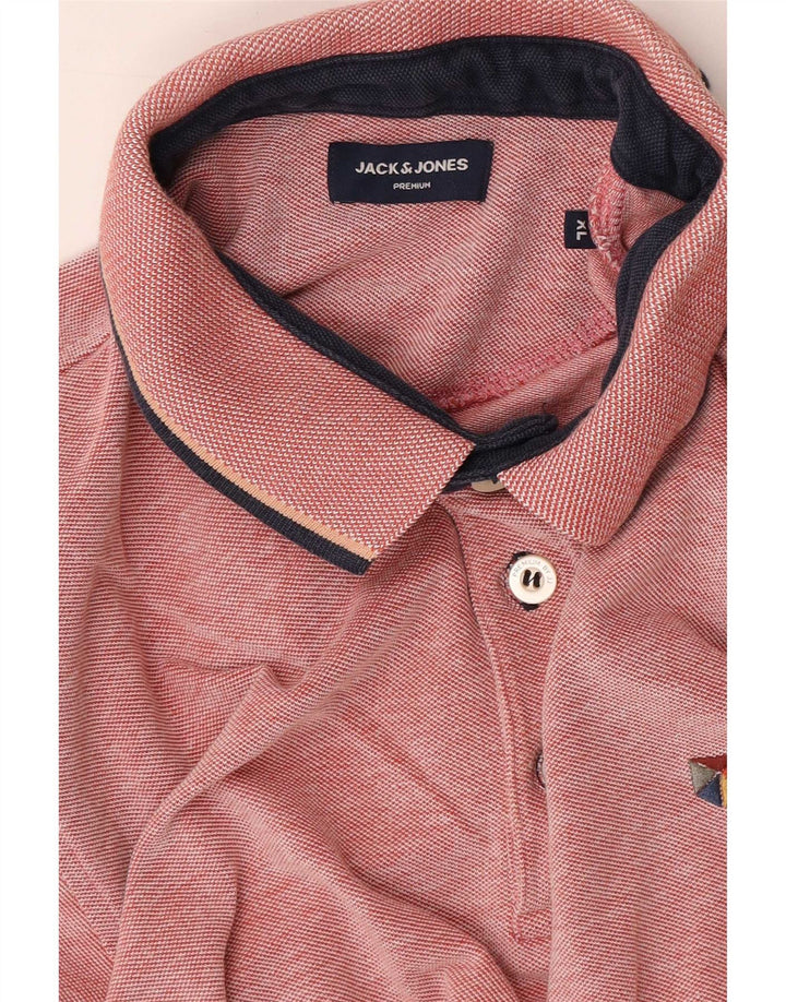 Tricou polo Jack & Jones pentru bărbați XL, roșu