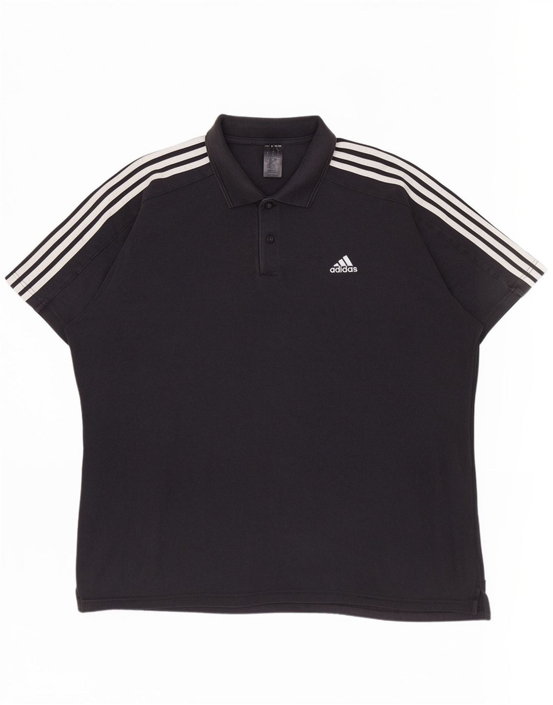 Tricou polo pentru bărbați Adidas 2XL, bumbac negru