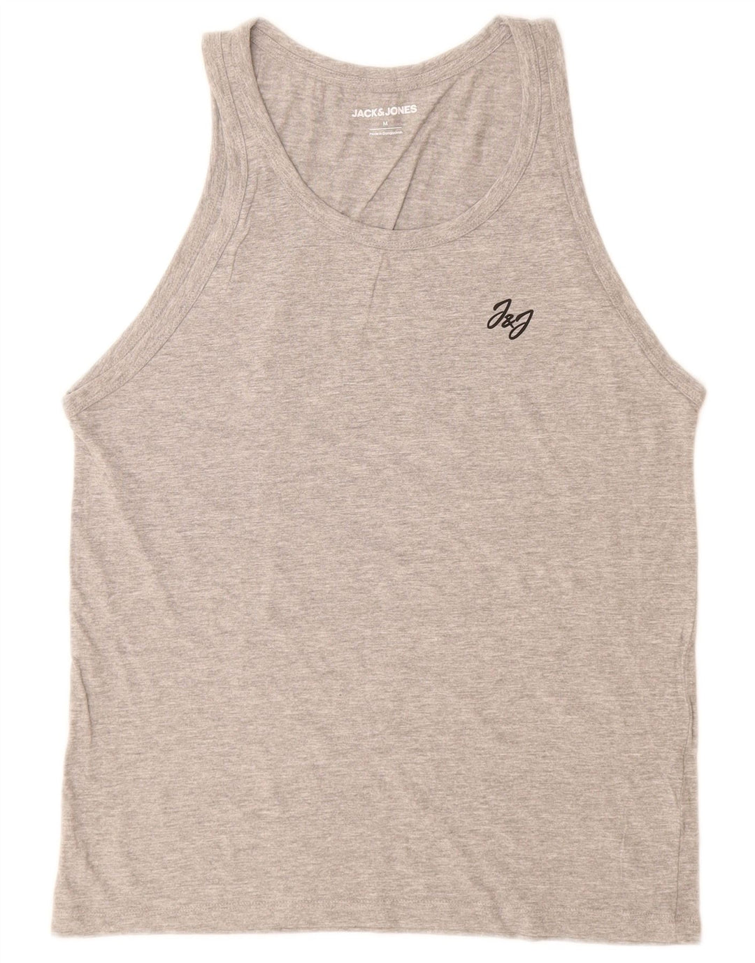 Vestă Jack & Jones pentru bărbați, bumbac, gri mediu