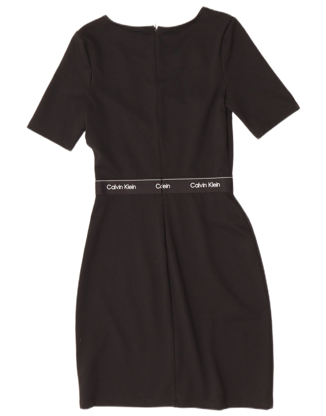 Calvin Klein Rochie cu teacă grafică pentru femei EU 34 XS Poliester negru