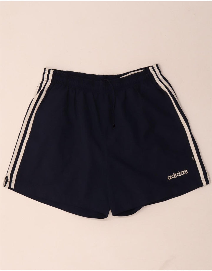 Pantaloni scurți sport Adidas pentru bărbați, poliester, albastru, mediu