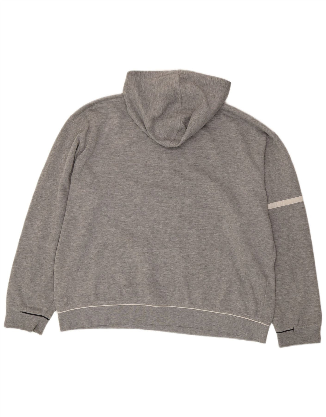 Jumper Reebok pentru bărbați cu glugă grafică XL, poliester cu pături gri