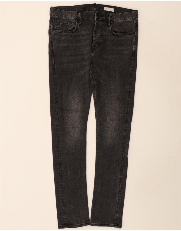All Saints Blugi skinny tip țigară pentru bărbați W32 L32 bumbac gri