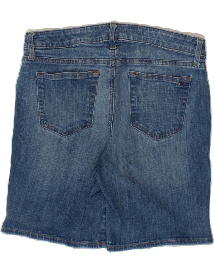 TOMMY HILFIGER Womens Denim Shorts US 8 Medium W32 Blue Cotton Vintage Tommy Hilfiger and Second-Hand Tommy Hilfiger from Messina Hembry 