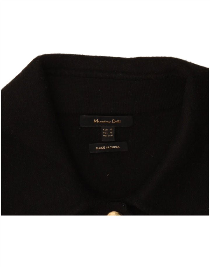 Jachetă bolero supradimensionată pentru femei Massimo Dutti UK 6 XS Negru