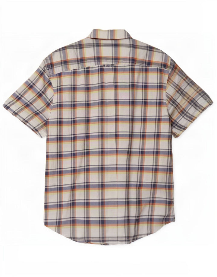 Cămașă pentru bărbați Ben Sherman cu mânecă scurtă, mare, multicoloră, din bumbac