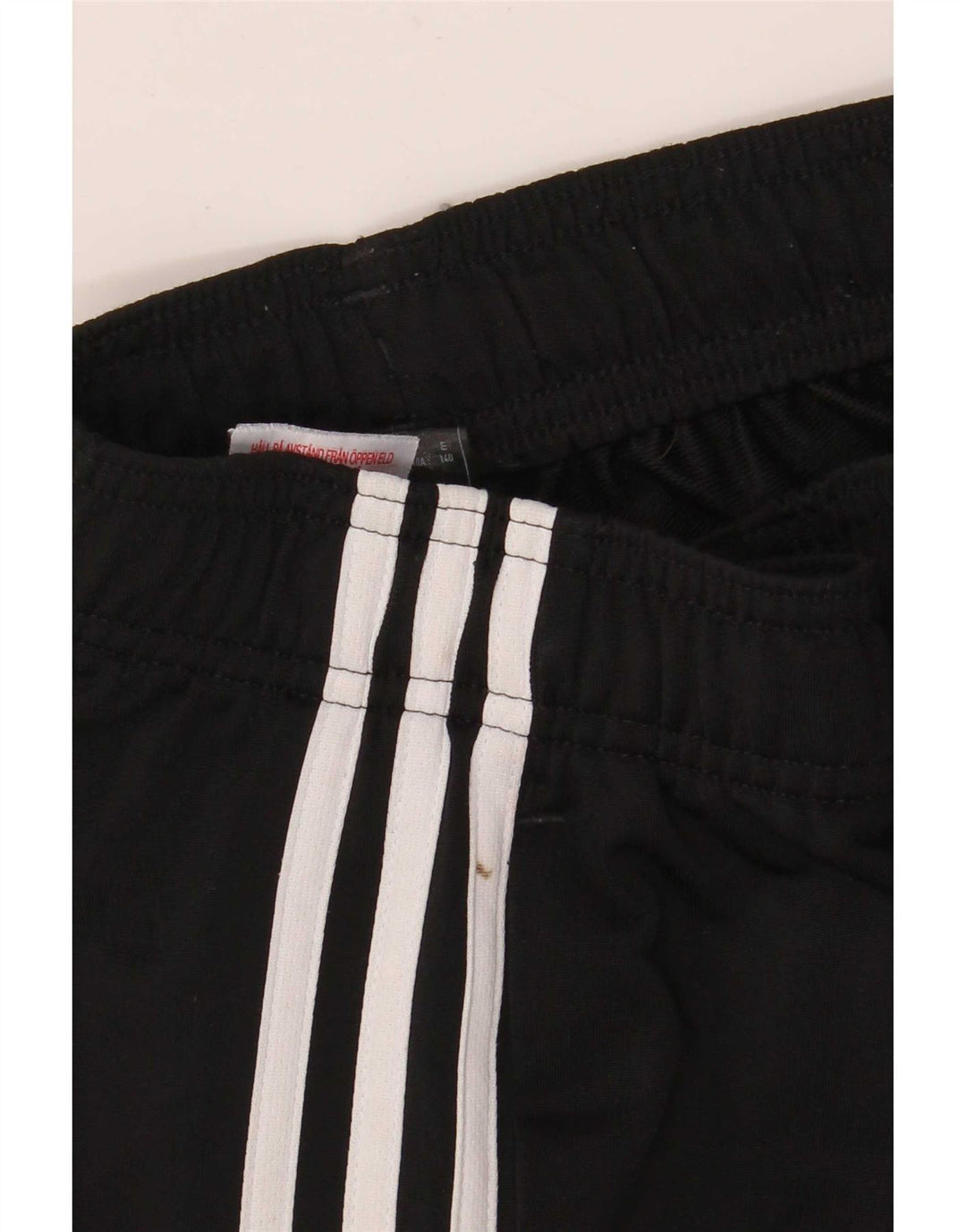 Pantaloni de trening Adidas baieti Joggeri 9-10 ani poliester negru