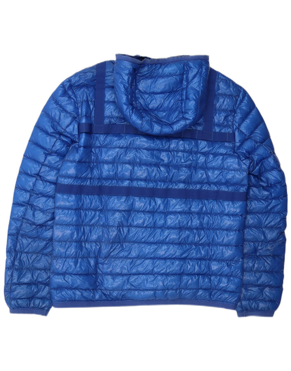 Jachetă căptușită cu glugă Colmar pentru bărbați IT 54 Poliester albastru mare