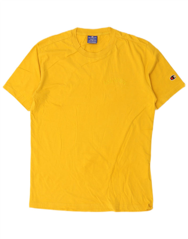 Tricou pentru bărbați Champion Top mic galben bumbac