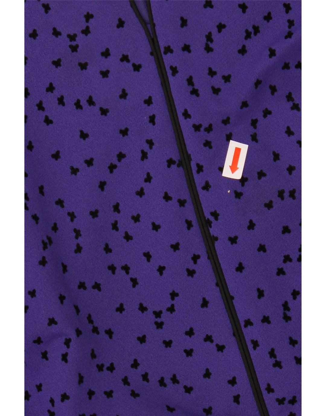 FRANKENWALDER Rochie A-Line cu mânecă lungă pentru femei EU 46 XL Mov cu pete