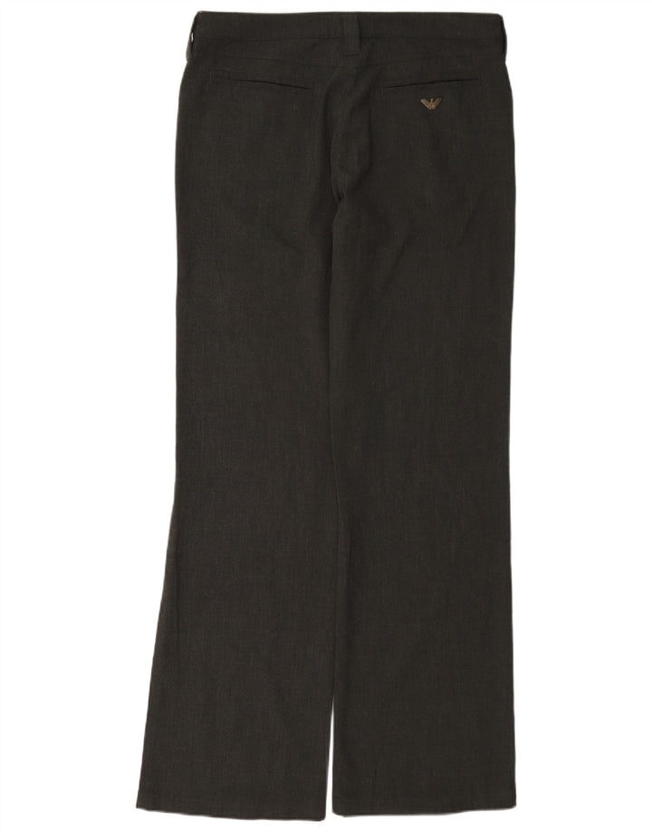 Pantaloni casual Bootcut Armani pentru femei W30 L33 poliester gri