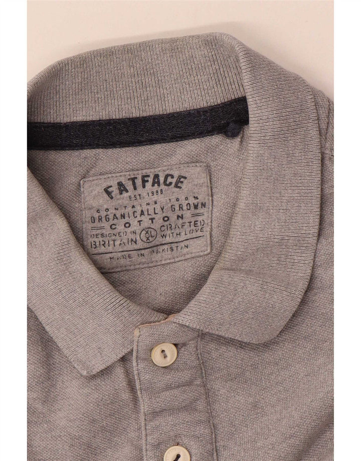 Tricou polo pentru bărbați Fat Face 2XL bumbac gri