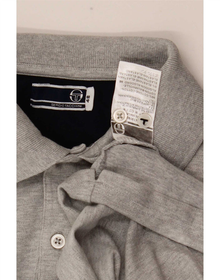 Tricou polo Sergio Tacchini pentru bărbați IT 48 Bumbac gri mic