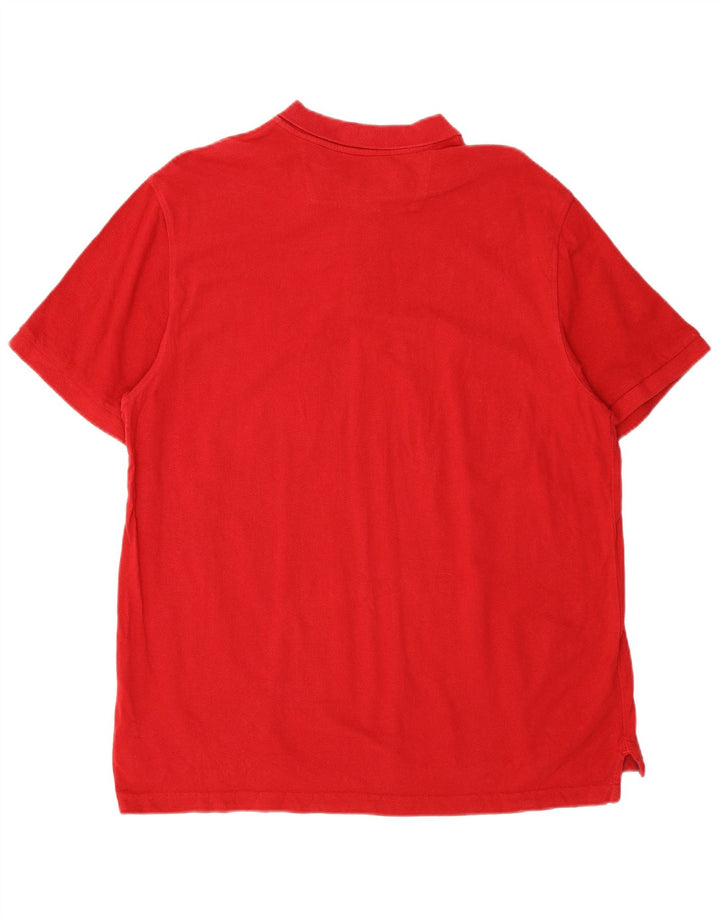 CHAPS Mens Polo Shirt XL Red Cotton