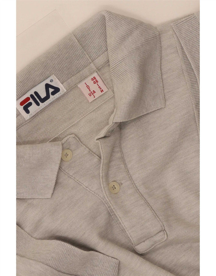 Cămașă polo Fila pentru bărbați Mic Gri Flecked