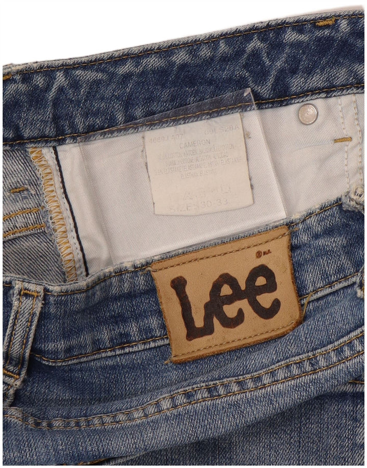 Blugi drepti LEE Cameron pentru femei W30 L33 bumbac albastru
