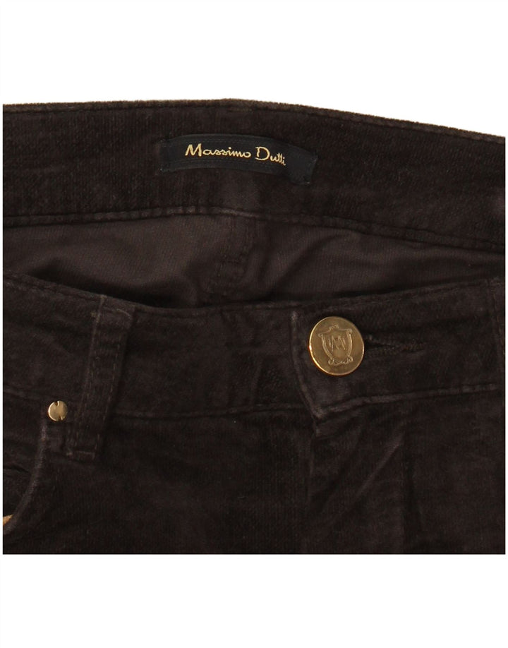 MASSIMO DUTTI Pantaloni casual din catifea pentru femei EU 34 2XS W24 L30 maro