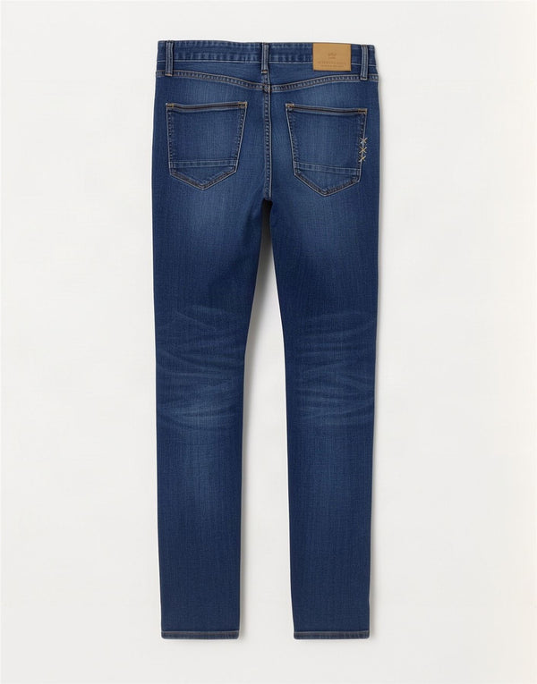 Blugi skinny pentru femei Scotch & Soda L30 L32 Bumbac albastru