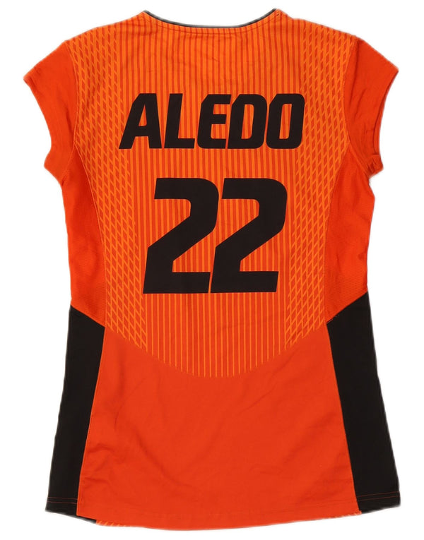 Adidas Climacool Graphic Top cu mânecă lungă pentru femei UK 10 Small Orange