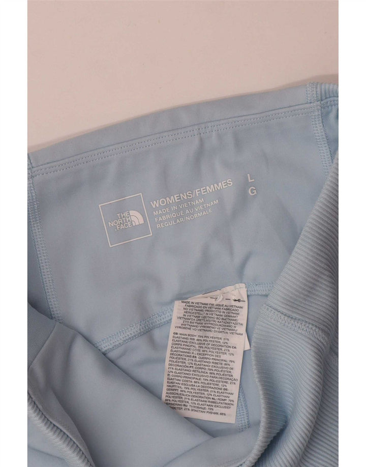 Pantaloni scurti sport The North Face pentru femei UK 14 Large Blue Polyester